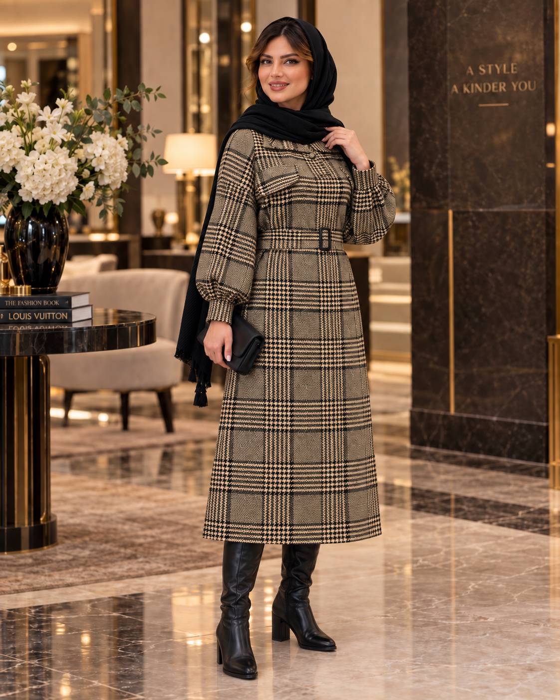 پیراهن پیچازی پاییزه
