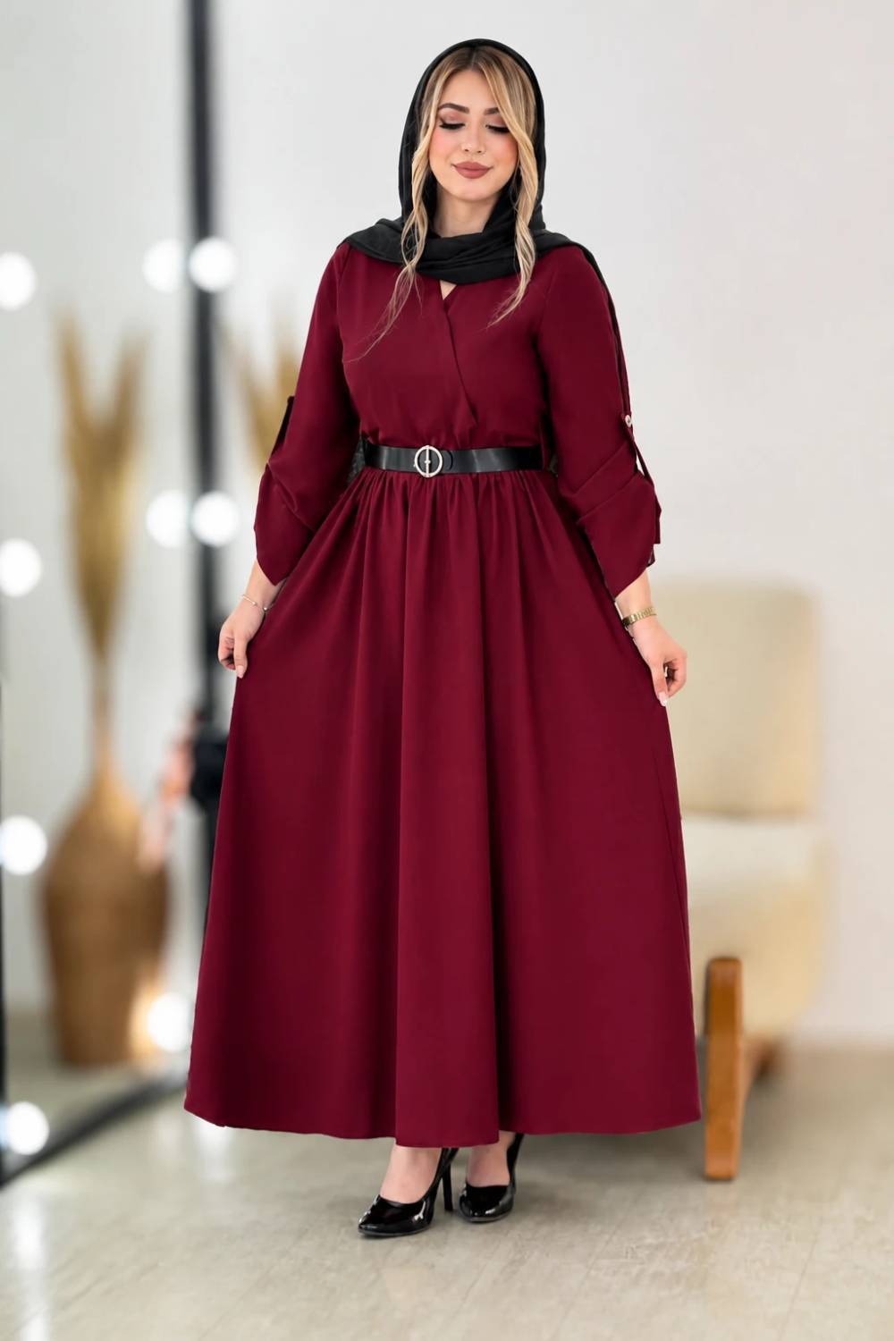 پیراهن بلند الیزه انجولینا